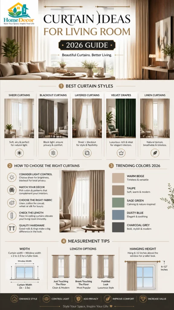 Curtain Ideas for Living Room