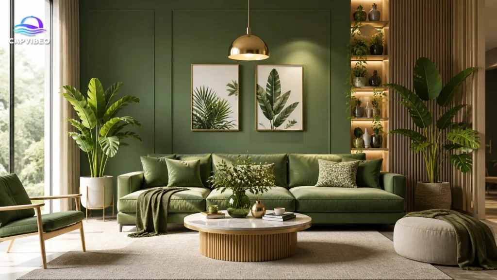 Green Living Room