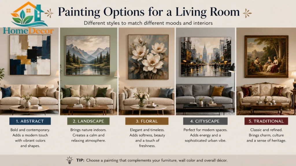 Painting Options for a Living Room