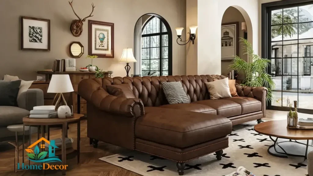 Living Room Colours With Brown Sofa