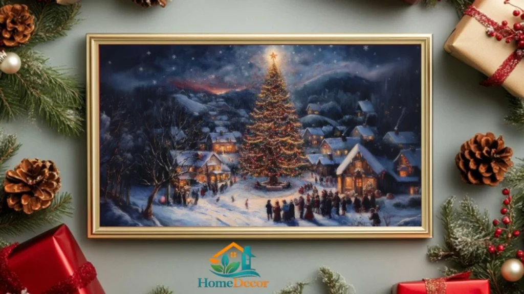 Christmas Decor in the Wall