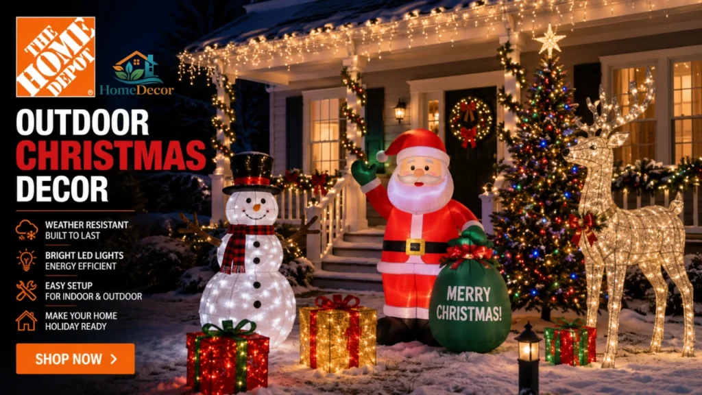 Home Depot Outdoor Christmas Decor