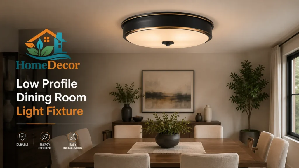Low Profile Dining Room Light Fixture