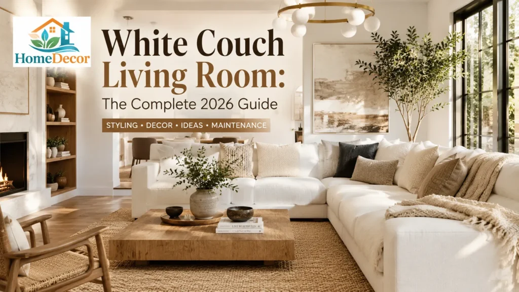 White Couch Living Room